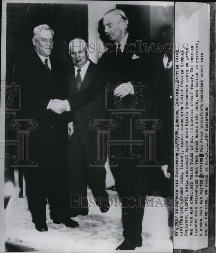 1956 Press Photo British Prime Minister Sir Anthony Eden in London - nee64059 - Historic Images