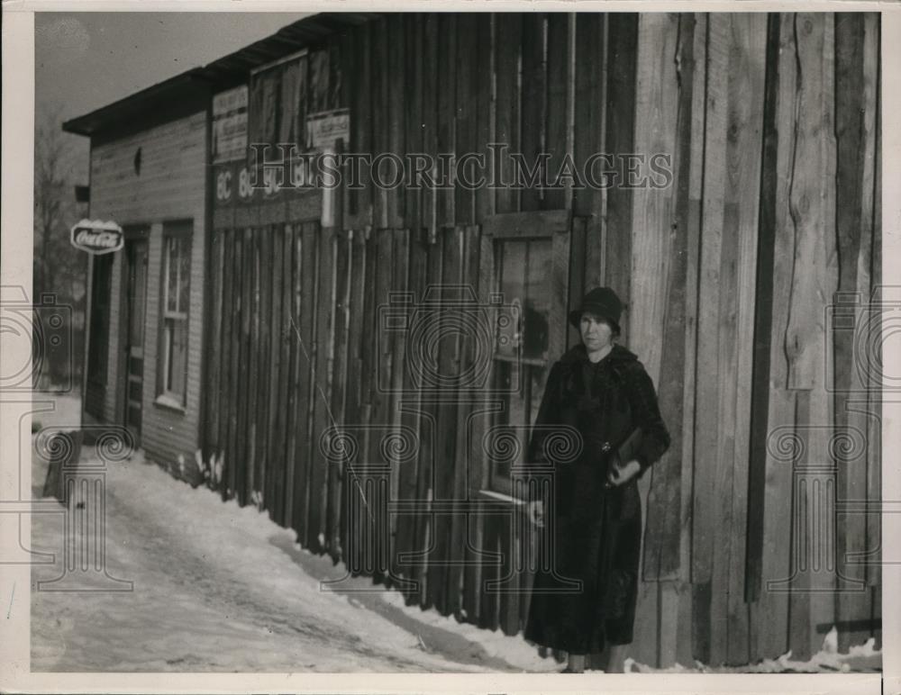 1936 Press Photo Mrs. Maggie Folin, mother of Haugeman - Historic Images