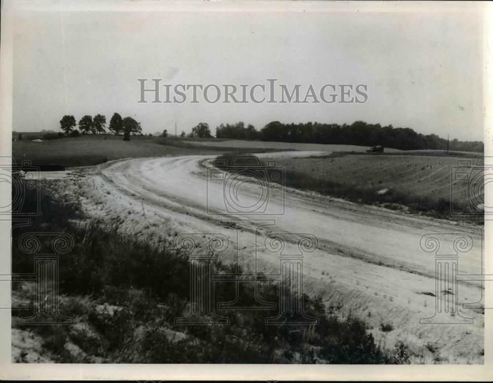 1955 Press Photo Construction in Ohio - nee57605 - Historic Images