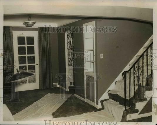 1952 Press Photo Dining Room of Bexley Home, Ohio - nee69197 - Historic Images