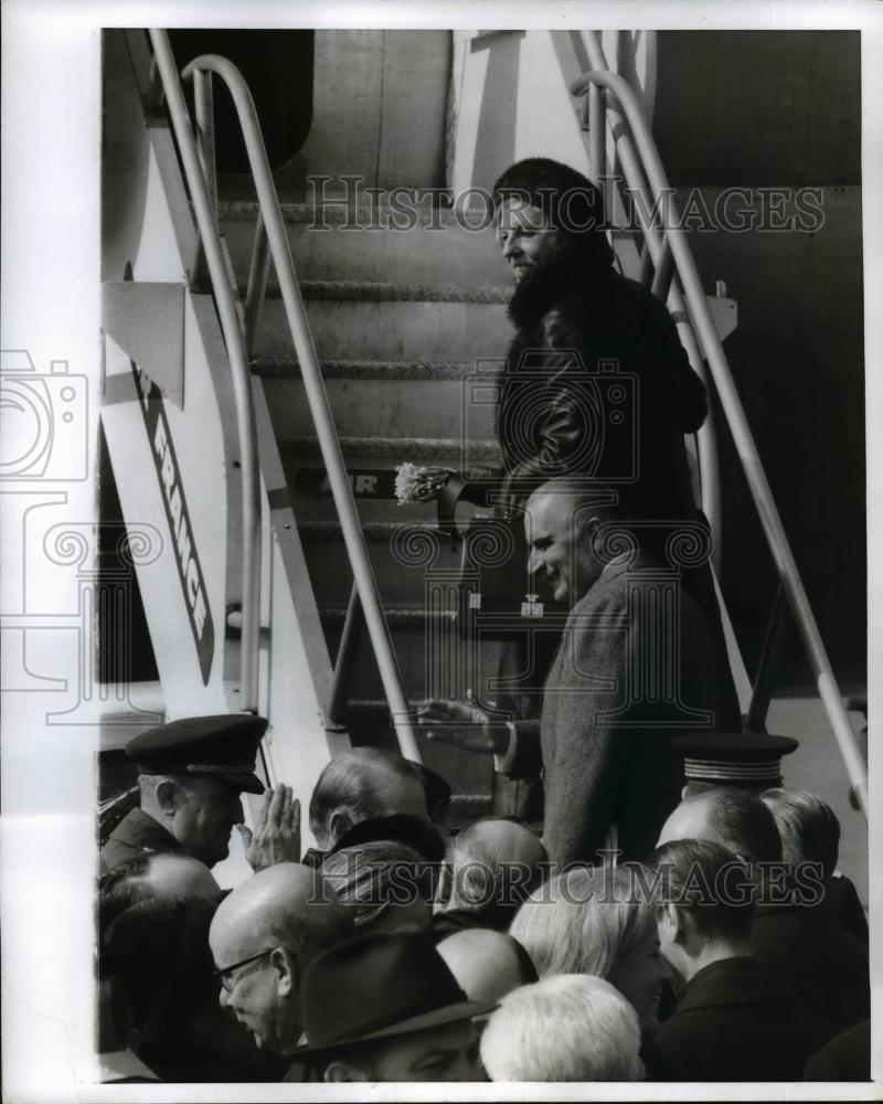 1970 Press Photo French President Mme Georges Pompidou in New York - nee71298 - Historic Images