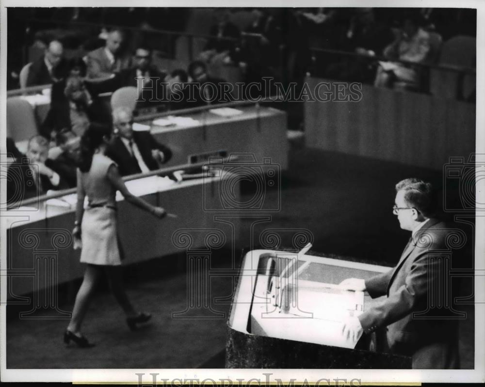 1969 Press Photo United Nations Soviet Foreign Minister Andrei Gromyko, Viet Nam - Historic Images