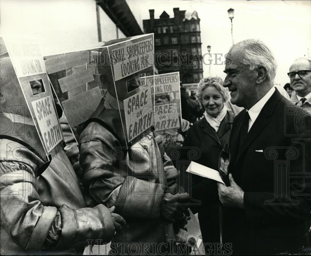 1969 Press Photo Mr. Michael Stewart, Foreign secretary Brighton - nee72153 - Historic Images