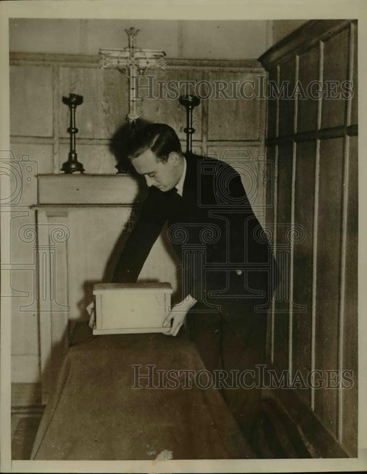 1937 Press Photo The Ashes of Horatio Bottomley English Politician & Financier - Historic Images