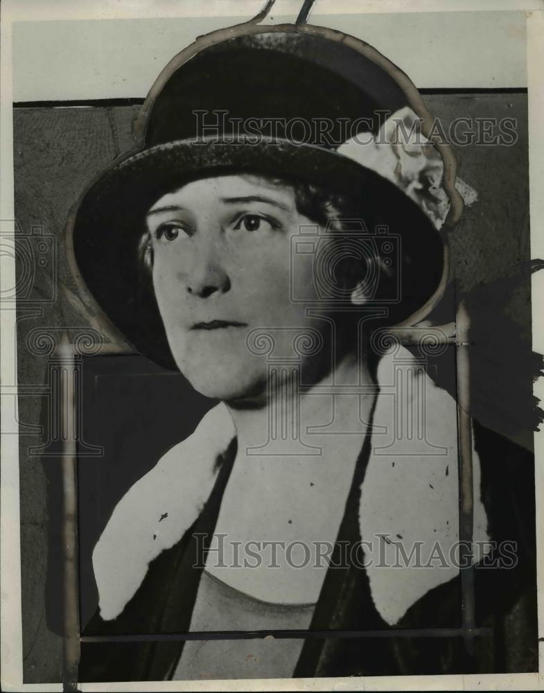 1932 Press Photo Mrs Evangeline Lindbergh - Historic Images