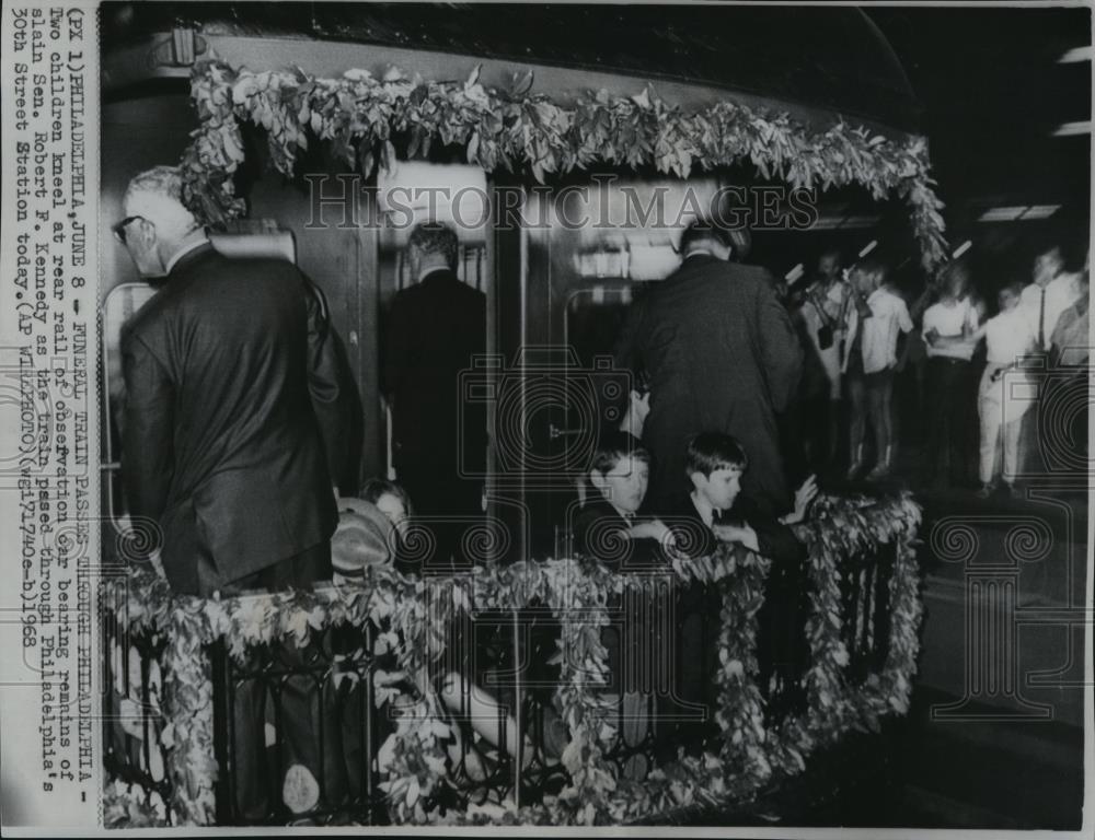 1978 Wire Photo The late President Kennedy&#39;s funeral procession - cvw03842 - Historic Images