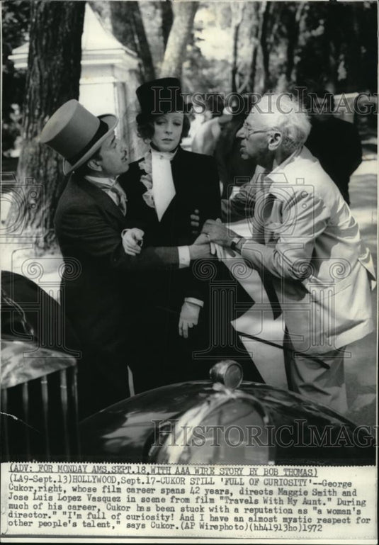 1972 Wire Photo Cukor still "Full of Curiosity" - cvw02802 - Historic Images