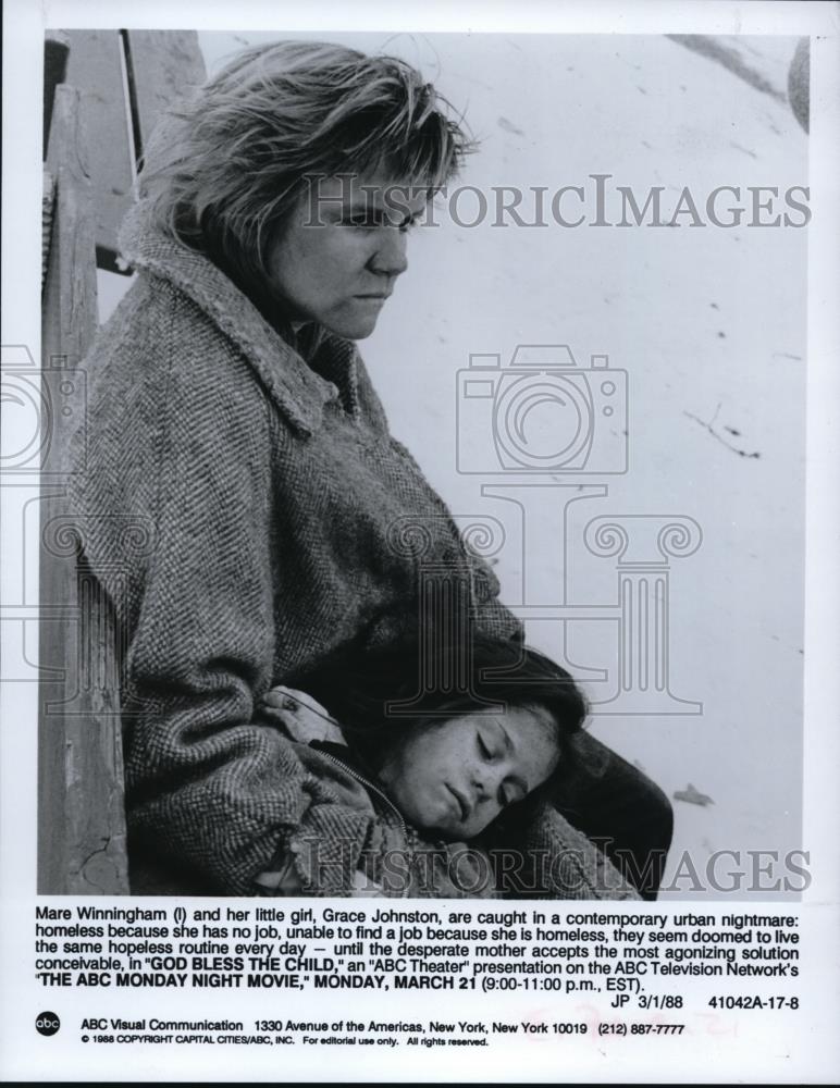 1988 Press Photo TV Program God Bless this Child - cvp40247 - Historic Images