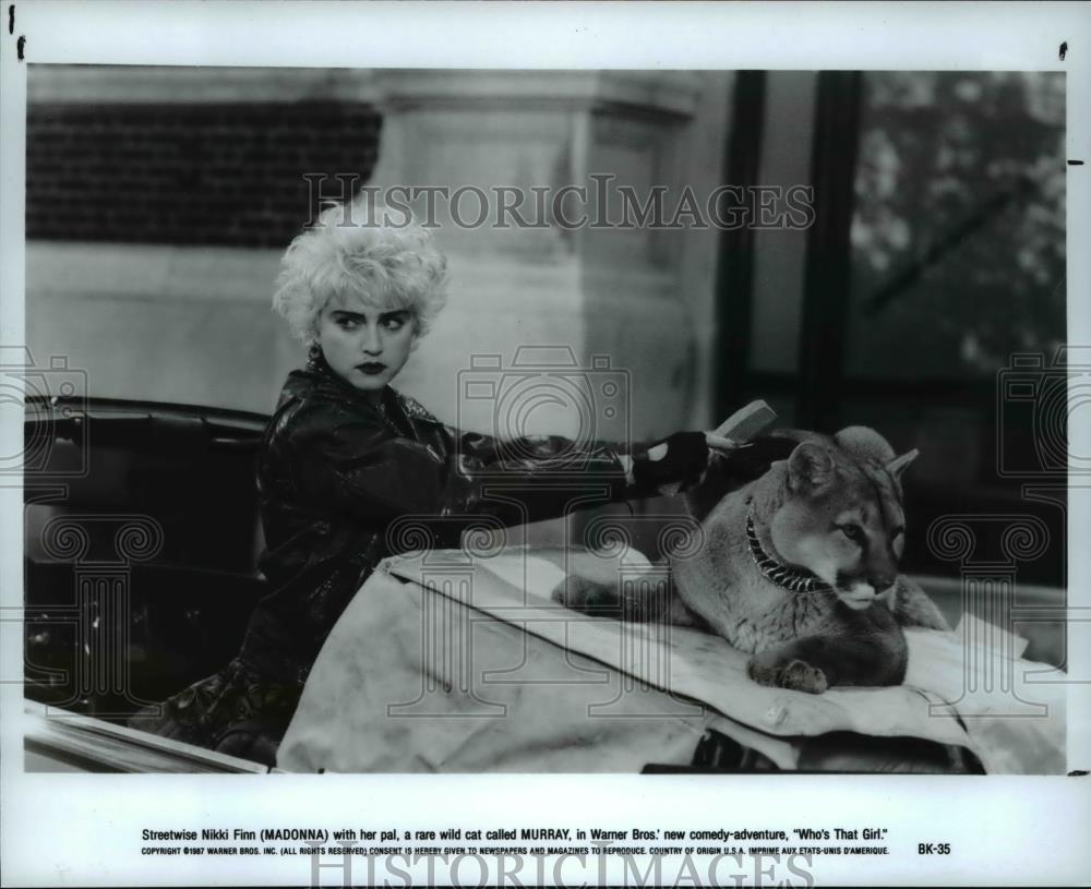 1987 Press Photo Madonna in Who&#39;s That Girl - cvp35687 - Historic Images