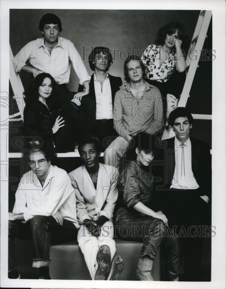 1980 Press Photo Larry David Darrow Igus Maryedith Burrell Michael Richards - Historic Images