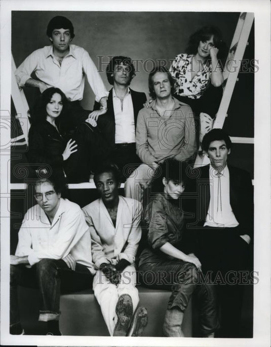 1980 Press Photo Larry David Darrow Igus Maryedith Burrell Michael Richards - Historic Images