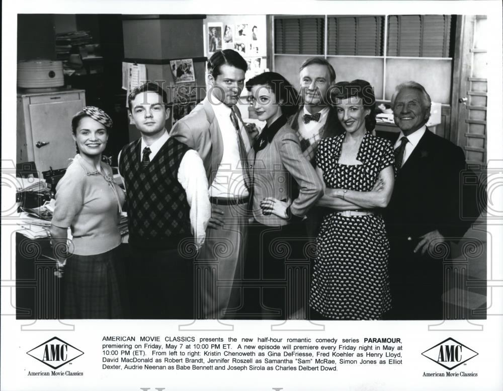 Press Photo Kristin Chenoweth Gina DeFriesse Fred Koehler David MacDonald - Historic Images