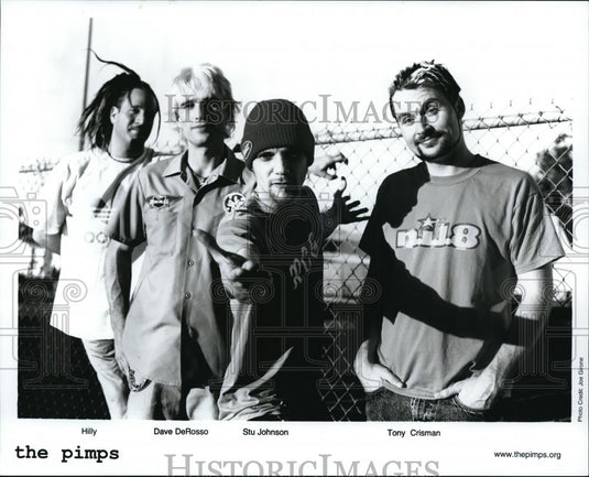 Press Photo The Pimps Hilly Dave DeRosso Stu Johnson Tony Crisman - cvp38879 - Historic Images