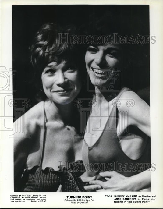 1978 Press Photo Shirley MacLaine, Anne Bancroft in Turning Point - cvp37519 - Historic Images