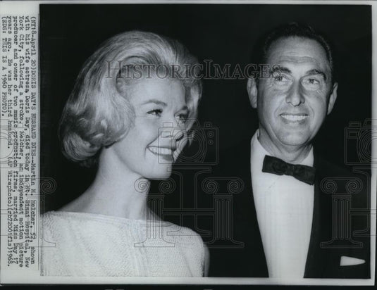 1968 Wire Photo Dory's Day's husband, Martin Melcher died at Mt. Sinai Hosp. - Historic Images