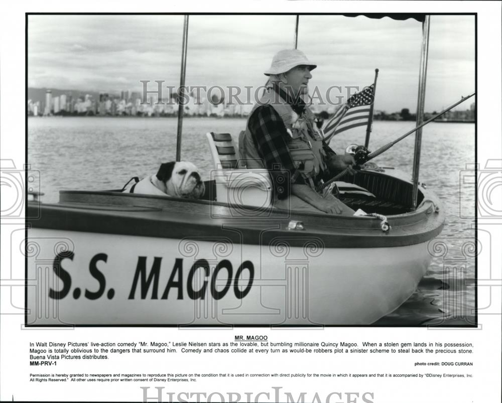 Press Photo Walt Disney presents Leslie Nielsen in Mr. Magoo - cvp39863 - Historic Images
