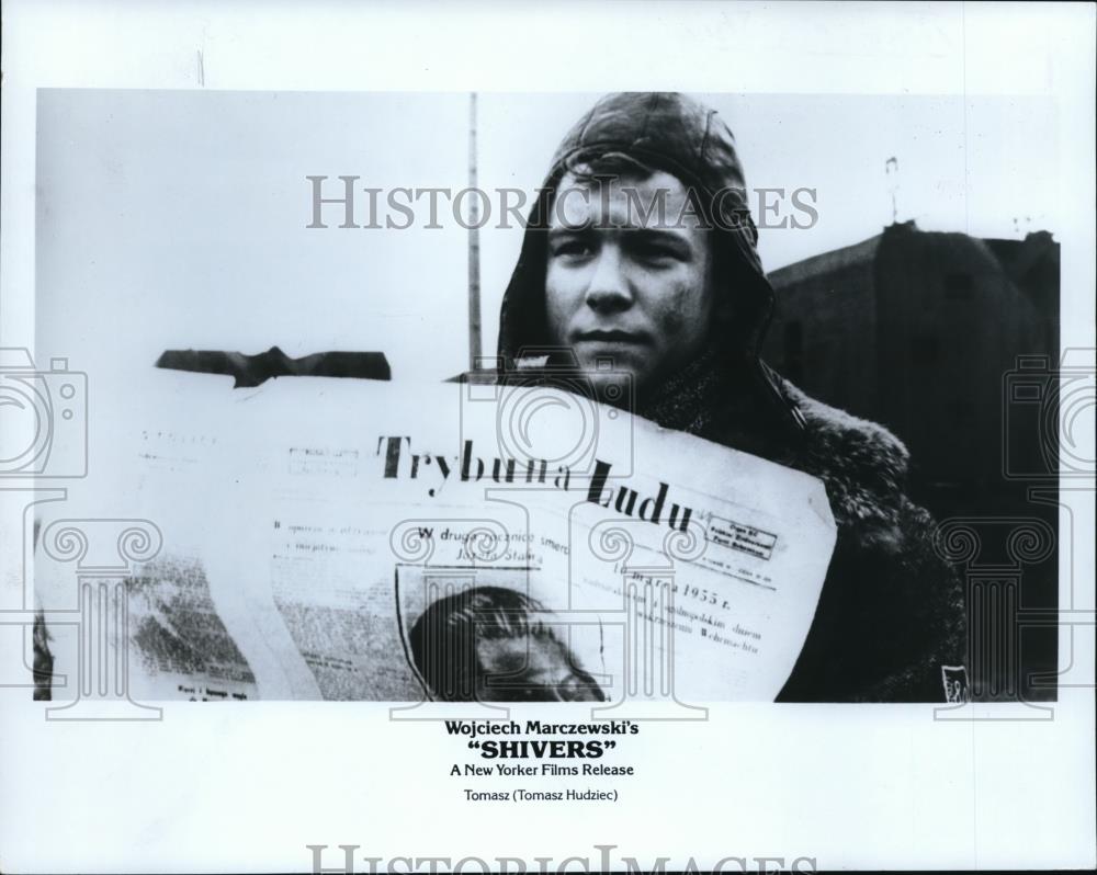1985 Press Photo Tomasz Hudziec stars in Shivers movie film - cvp33849 - Historic Images