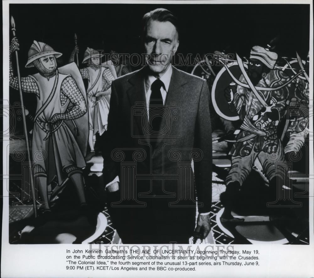 1977 Press Photo The Age of Uncertainty - cvp33298 - Historic Images