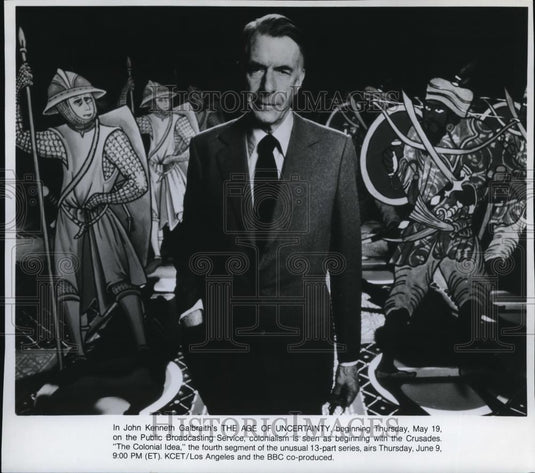 1977 Press Photo The Age of Uncertainty - cvp33298 - Historic Images