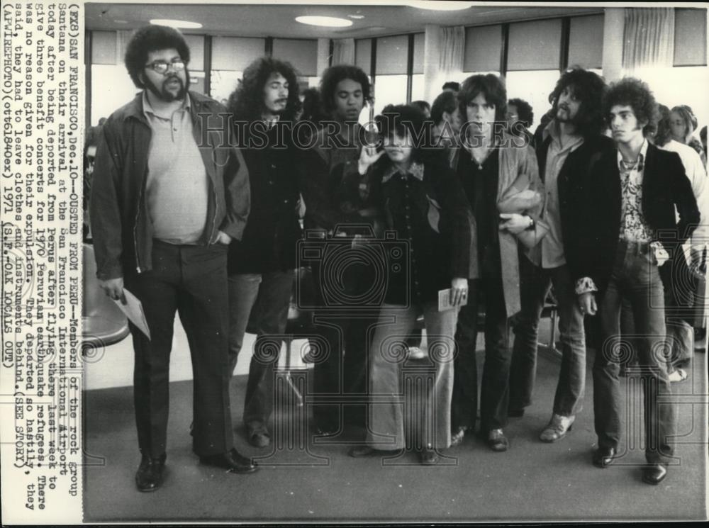 1971 Press Photo Musical Groups Santana - cvp33547 - Historic Images