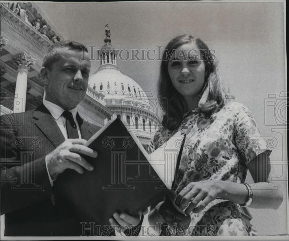 1968 Wire Photo Anne Eisenhower - cvw01431 - Historic Images