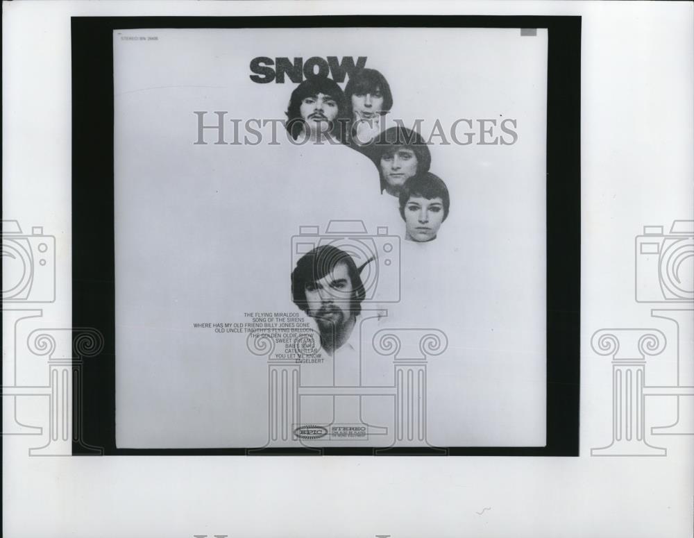 1969 Press Photo Musical Group Snow - cvp32723 - Historic Images