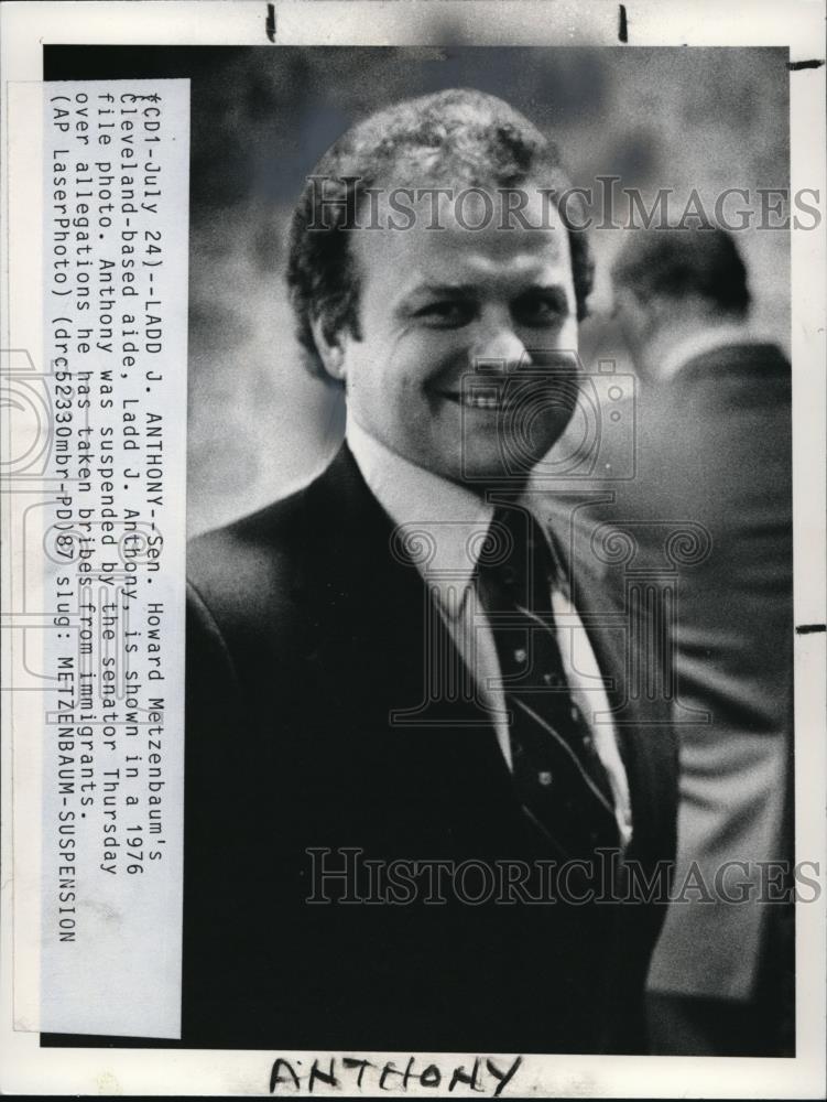 1976 Wire Photo Ladd J. Anthony a Special Assistant for Nationality Affairs - Historic Images