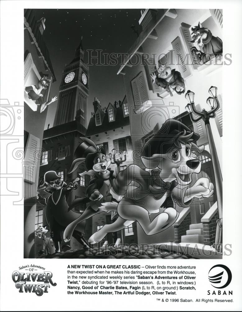 1996 Press Photo Saban's Adventures of Oliver Twist - cvp37410 - Historic Images