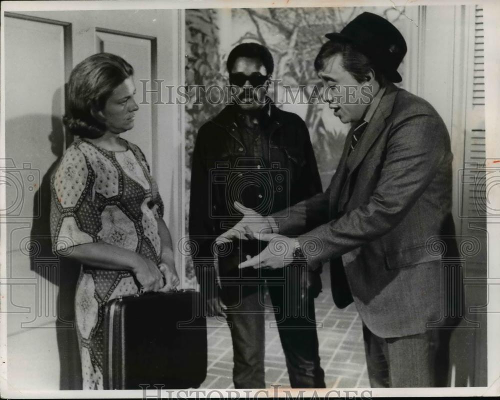 1970 Press Photo Estelle Parsons Melvin Peebles "Watermelon Man" - cvp35078 - Historic Images