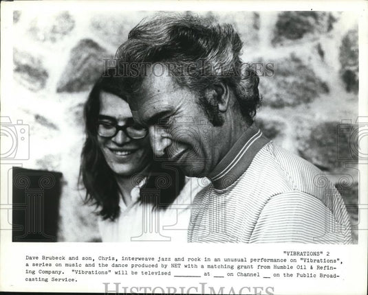 1979 Wire Photo Dave Brubeck and son, Chris interweave Jazz and rock - Historic Images