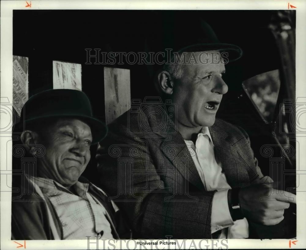 1976 Press Photo Rod Steiger & Billy Barty in WC Fields & Me - cvp35693 - Historic Images