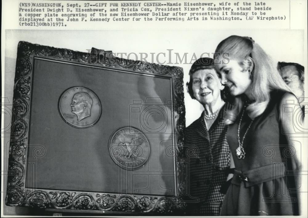 1971 Wire Photo President Dwight D. Eisenhower - cvw01423 - Historic Images