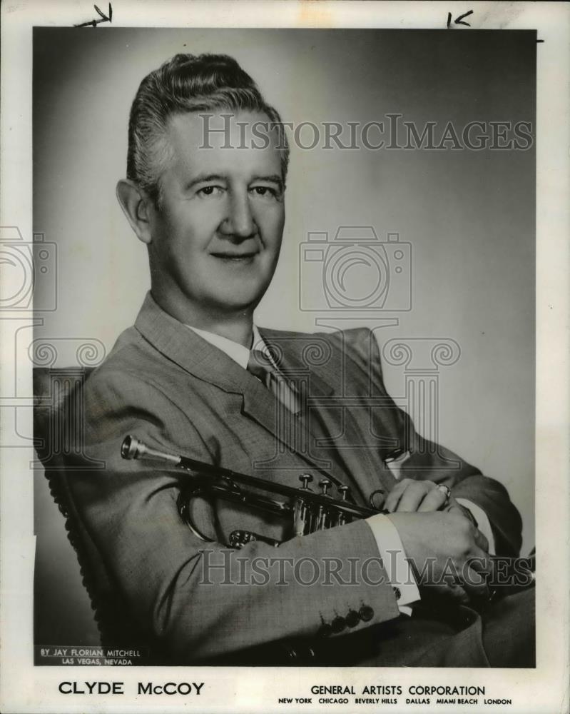 1960 Press Photo Bandmaster Clyde McCoy - cvp35504 - Historic Images