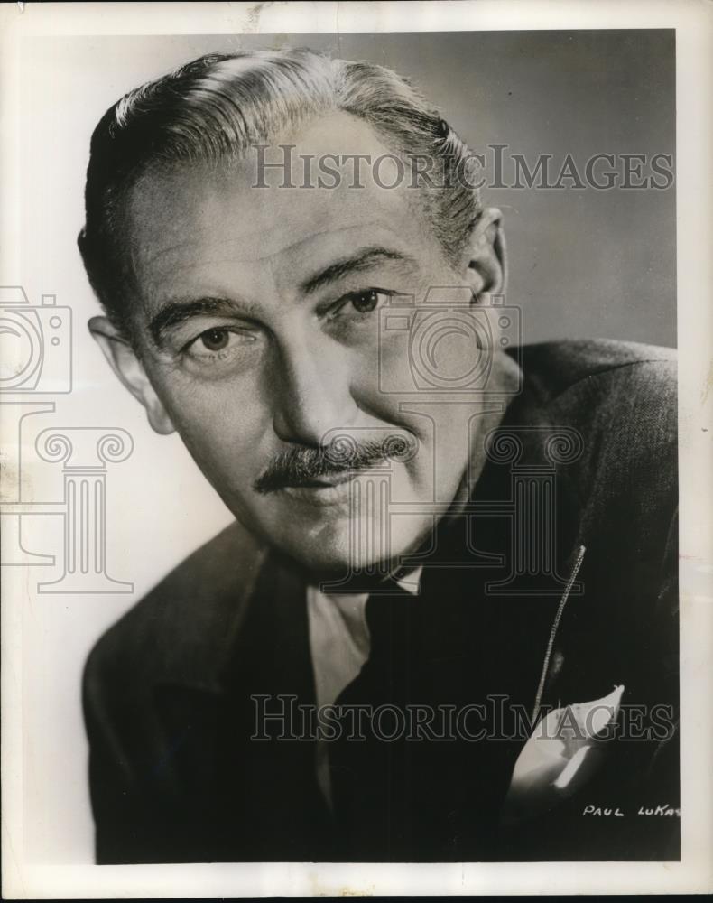 1949 Press Photo Paul Lukas in Rhapsony in Discord - cvp32703 - Historic Images