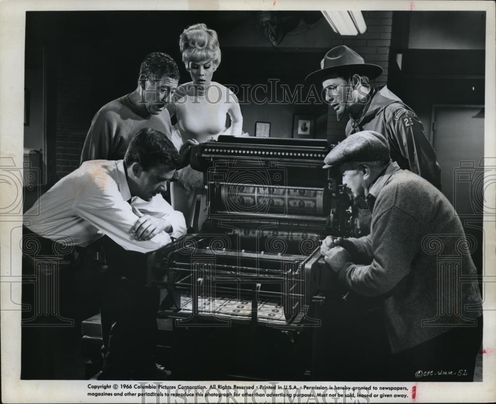 1967 Press Photo Columbia Pictures presents Who&#39;s Minding The Mint starring - Historic Images