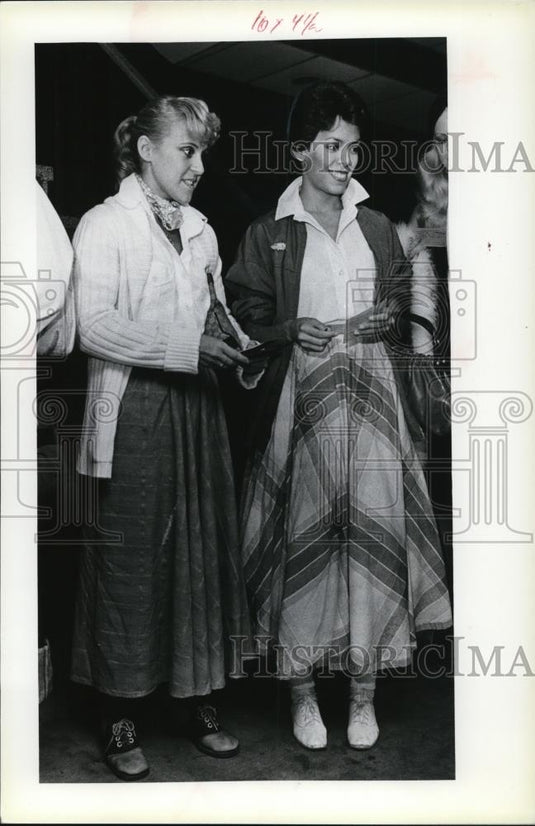 1979 Press Photo Those Lips Those Eyes Bonnie Howell Clara Garcia - cvp37197 - Historic Images