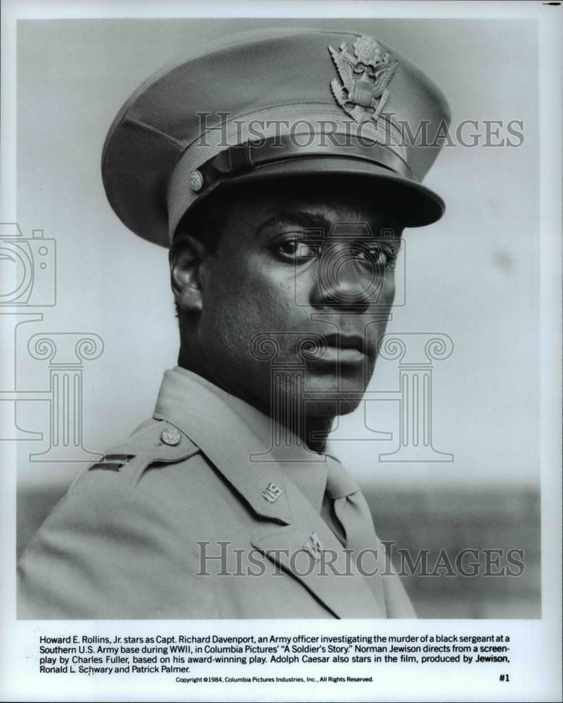 1984 Press Photo Howard E. Rollins Jr. in &quot;A Soldiers Story&quot; - cvp35218 - Historic Images