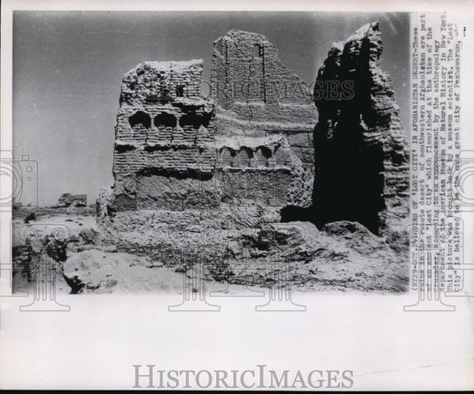 1949 Wire Photo The Picture Ruins of "Lost City" in Afghanistan - cvw03104 - Historic Images