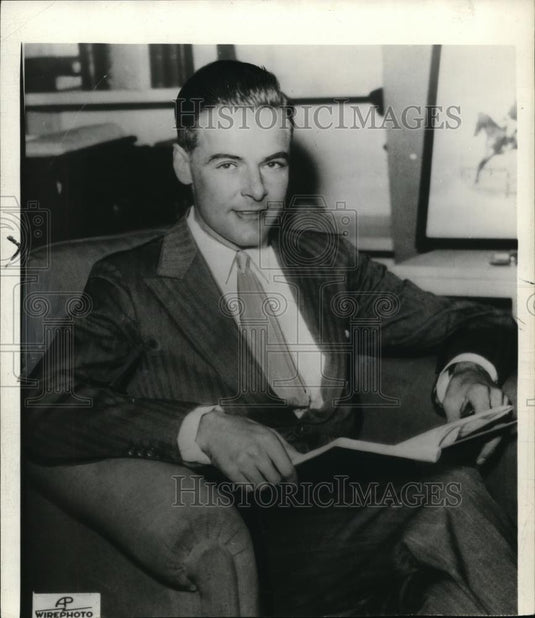 1936 Wire Photo Henry Cabot Lodge Jr. - cvw03220 - Historic Images