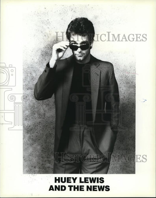 1985 Press Photo Huey Lewis & The News - cvp38187 - Historic Images
