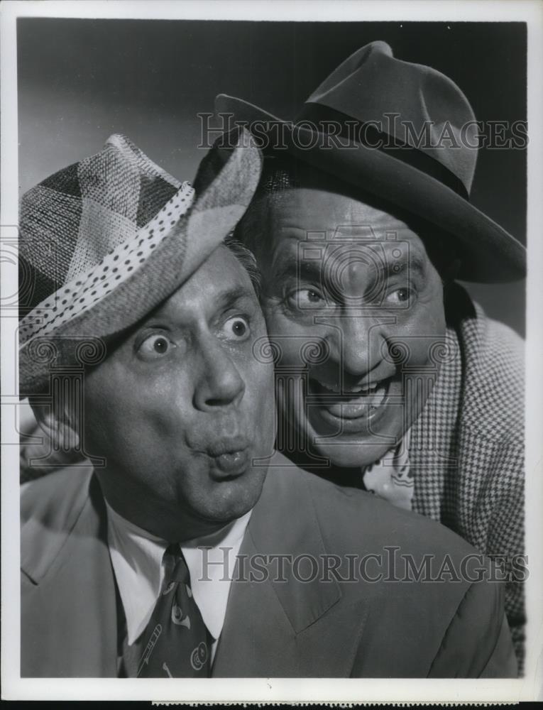 1957 Press Photo Olsen and Johnson in All Star Revue - cvp37077 - Historic Images