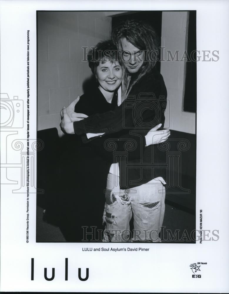 1993 Press Photo Lulu and David Pirner from Soul Asylum - cvp32437 - Historic Images