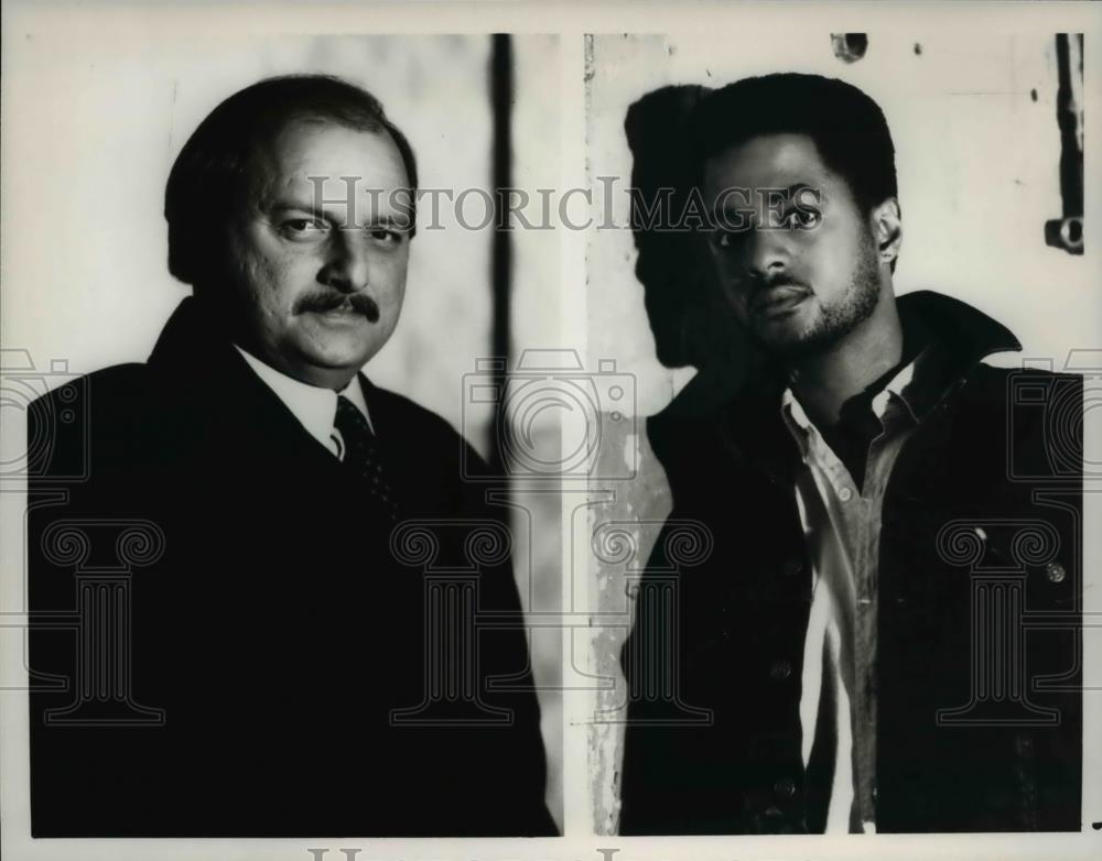1990 Press Photo Dennis Franz Don Franklin on Nasty Boys - cvp35663 - Historic Images