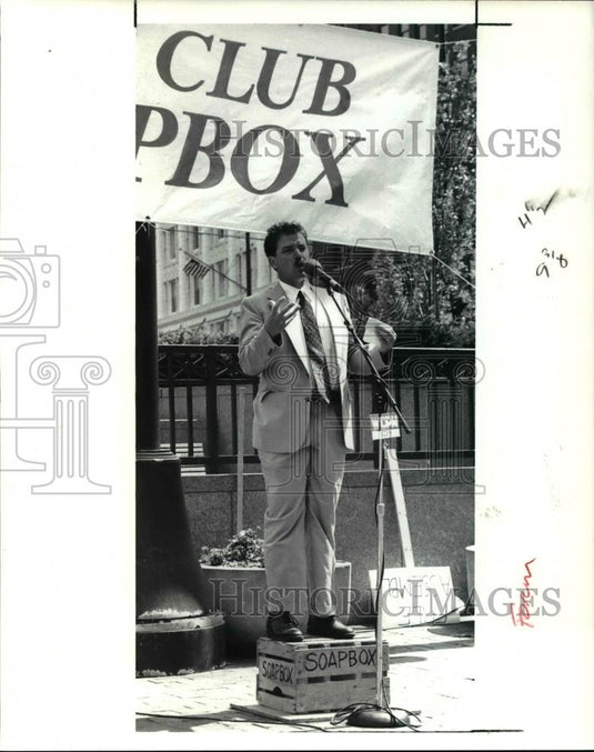 1991 Press Photo Cleveland City Council President Jay Westbrook - cva45640 - Historic Images