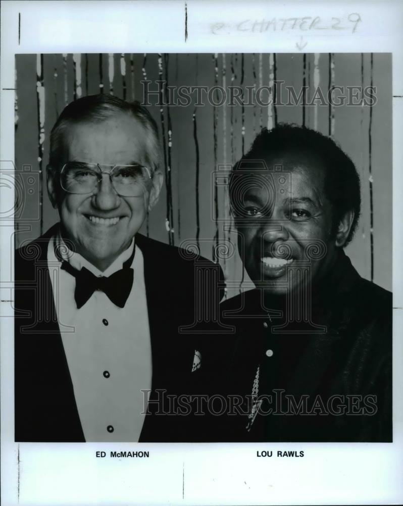 1989 Press Photo Ed McManon Lou Rawls - cvp35557 - Historic Images