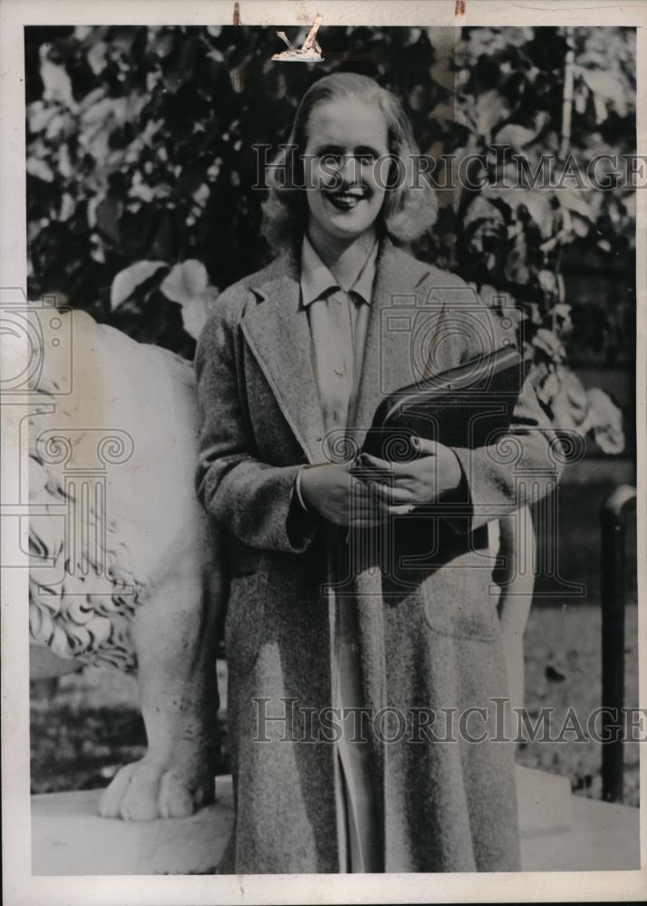 1938 Press Photo Miss Anne Sawyer to become first lady of Ohio - nee55802 - Historic Images