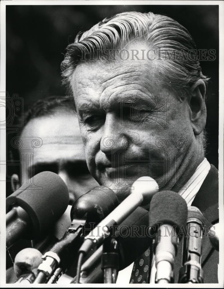 1968 Press Photo Washington D.C. Nelson Rockefeller Speaking To The Press - Historic Images