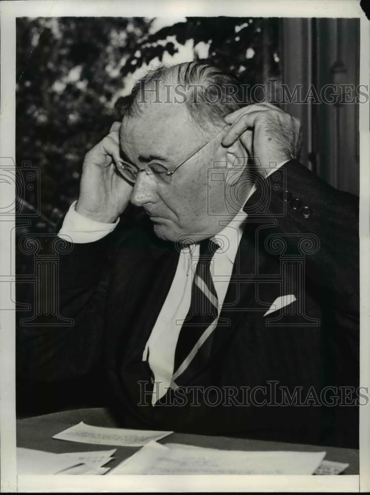 1939 Press Photo John W Carmody REA head for Federal Works Agency - Historic Images