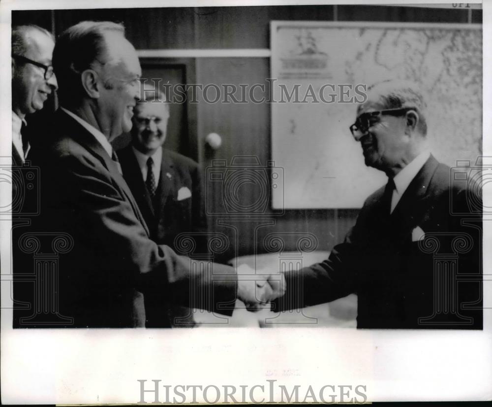 1969 Press Photo Brussels European Common Market Commission President - Historic Images
