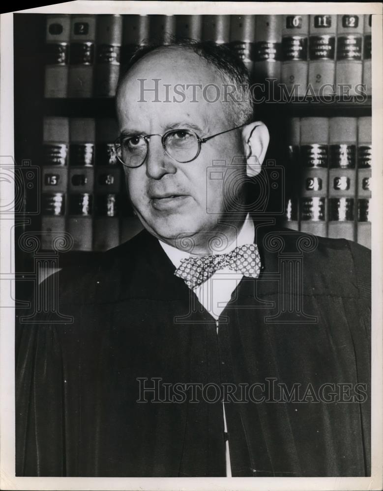 1950 Press Photo Judge John S Fine - Historic Images